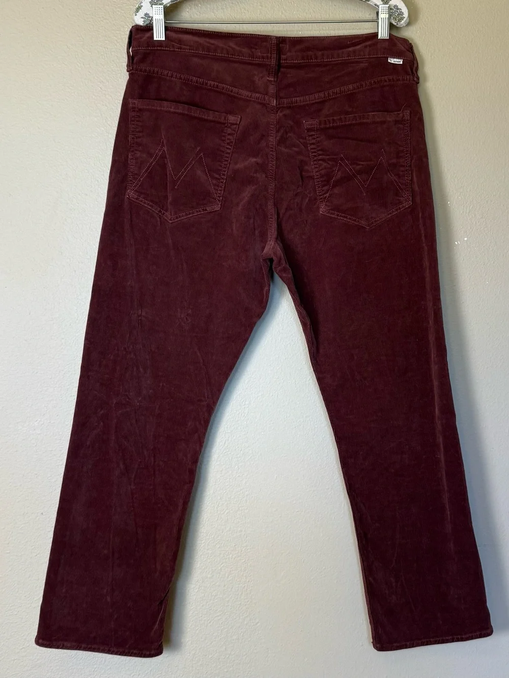 MOTHER Mid Rise Rider Ankle Pants in Hopscotch Brown Size 33 - Picture 3 of 8